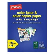 Staples 8.5 x 11 Laser Paper 32 lbs. 98 Brightness 500/Rm (85047 / 86047)