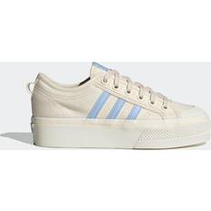 Adidas Nizza Platform Shoes Wonder White Womens