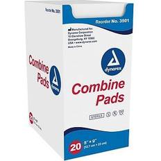 Dynarex Combine Pads, Sterile, 5 9 Inch, 20 Count