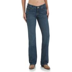 Wrangler Q-Baby Mid-Rise Bootcut Jeans Blue