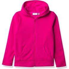 The Children's Place Girl's Uniform Fleece Zip Up Hoodie - Aurora Pink