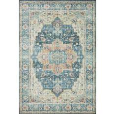 LOLOI II Skye Ocean/Multi 1 ft. 6 1 ft. 6 in. Sample Printed Boho Vintage Area