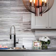 Kitchen backsplash Palisade 23.2 11.1 Interlocking Vinyl Waterproof Wall/Backsplash Tiles for Kitchen or Bathroom Granite