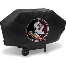 BBQ Accessories Rico Industries Florida State Seminoles Black Deluxe Grill Cover Deluxe Vinyl Grill Cover 68" Wide/Heavy Duty/Velcro
