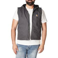 3XL - Baumwolle - Herren Westen Carhartt Knoxville Fleece-Lined Vest for Men Gravel