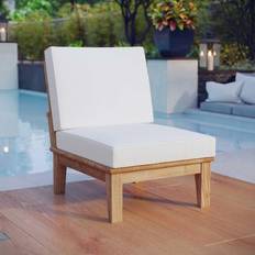 Outdoor Sofas modway Marina Collection EEI-1150-NAT-WHI-SET Outdoor Sofa