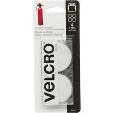 Velcro Brand Industrial Strength Coins 1.875" 4/Pkg-White Brand Fasteners 875"