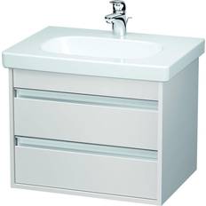 Weiß Waschbecken für Doppelwaschbecken Duravit Ketho 17.88 H Bath Vanity without Top