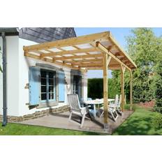 Günstig Terrassenüberdachungen Weka Holzbau, Überdachung, Terrassenüberdachung 671 Gr.4