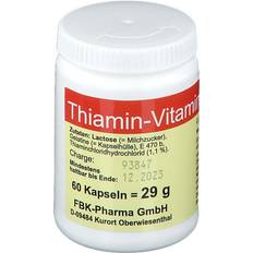 Vitamine & Mineralien Vaniplan Pharma Thiamin Kapseln Vitamin B1 60 St