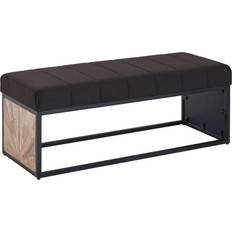 Schwarz Sofabänke Wohnling WL6.487 Sofabank