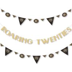 Big Dot of Happiness Roaring 20's - 1920s Art Deco Jazz Party Supplies -  Banner Decoration Kit - Fundle Bundle