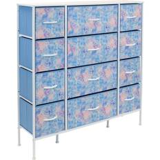  Qaba 3 Tier Kids Storage Unit Dresser Tower with