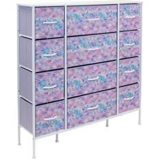 Sorbus 10 Drawers Dresser - Tie Dye Purple