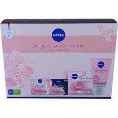 Nivea Geschenkboxen & Sets Nivea Soft Rose Care Body Pamper Set Day Cream, Night Cream, MU Remove, Wash