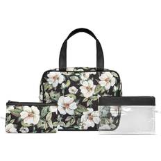 Hvite Toalettmapper Gillian Jones Sustainable 3-piece Toiletry Bag Set