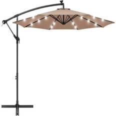 Cantilever umbrella with lights Hiland AZ Patio Heaters Offset Cantilever Umbrella