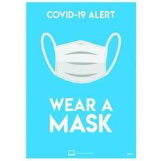 Avery Versiegelung Avery Wear a Face Mask Schild, A4, 2 Poster pro