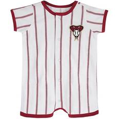 Infant White Arizona Diamondbacks Pinstripe Power Hitter Romper