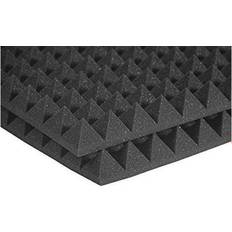 Auralex Studiofoam Pyramids 24"X48"X2" Acoustic Panels 12-Pack Charcoal