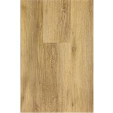 Vinyl interlocking plank flooring Finesse Floor Ascent Huron Floating Vinyl Plank 9"x48.6" 21.42 sq.ft/pkg Tan 48 x 9