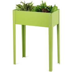 Pots, Plants & Cultivation Costway 24'' x12'' Garden Plant Stand Raised Flower Bed Box