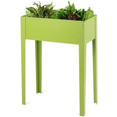 Costway 24'' x12'' Garden Plant Stand Raised Flower Bed Box