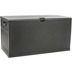 Plastic Patio Storage & Covers Flash Furniture 120 Gallon Plastic Deck Box