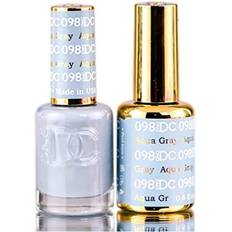 Nail Products Daisy DND Blues & Greens Gel Polish Duo Aqua Grey 2-pack