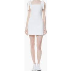 Alice + Olivia Maryann Tie Shoulder A-Line Dress