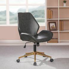 Black and gold office chair Office Star Products Reseda Series Executive Office Chair