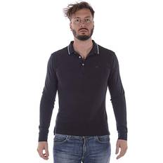 Emporio Armani Long Sleeved Tipped Polo Shirt