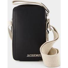 Jacquemus Handtaschen Jacquemus Le Cuerda Vertical Crossbody Black Leather black