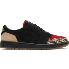 Nike Air Jordan 1 Low x SoleFly M - Black/Sport Red/Desert/Gum Medium Brown  • Price »