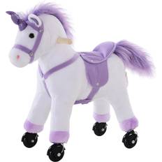 Homcom Standing Animal Riding Horse on Wheels