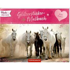 Coppenrath Pferdefreunde Glitzersticker-Malbuch