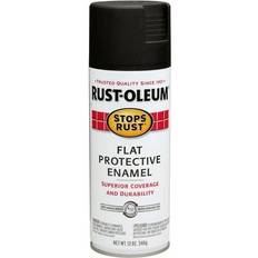 Outdoor Use Paint Rust-Oleum Stops Rust Protective Enamel 12 oz Anti-corrosion Paint Black