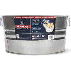 Buckets Behrens 2GS 15 Gallon Round Galvanized Tub