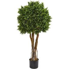 Nearly Natural 46? Boxwood Artificial Topiary Tree UV Indoor/Outdoor