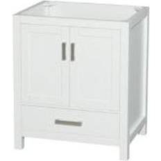 White Vanity Units Wyndham Collection WCS141430SSXXMXX