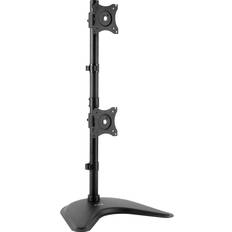 Free standing tv stand Vivo Dual Vertical Desk Stand Free-Standing Mount 2