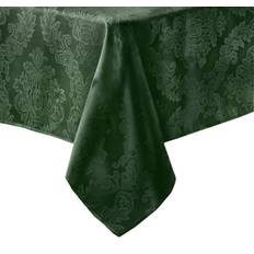 Tablecloths Elrene OvaL Hunter Barcelona Damask Tablecloth Green