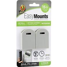 Gray Picture Hooks Duck EasyMounts Small Hanger, 2/Pack 287393 Picture Hook