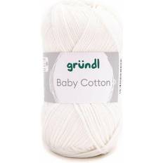 Gründl Wolle Baby Cotton 50 g weiß