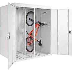 2er-Fahrradgarage MCW-H66, Fahrradbox Gerätehaus Fahrradunterstand, abschließbar