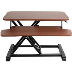 Furniture Vivo Walnut Sit Stand Writing Desk