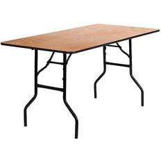 Natural Dining Tables Flash Furniture Gael 5-Foot Dining Table