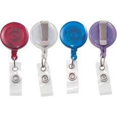 Business Card Holders Advantus ID Card Retractable Reel 0.3 0.6