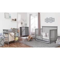 Kid's Room Sorelle Palisades Room a Box Standard Full-Sized Crib Gray
