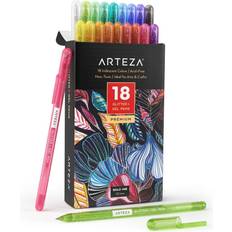 Arteza Magnetic Dry Erase Markers with Eraser, Pack of 36 (with Fine Tip), Black